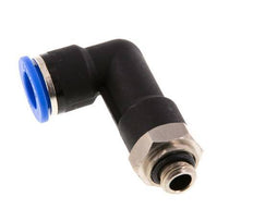 Codo de 90 grados de 10mm x G1/8'' con rosca macho latón/PA 66 NBR cuerpo largo giratorio [2 piezas]
