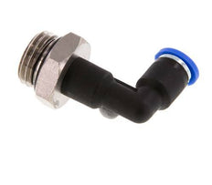 Racor de 4mm x G1/4'' 90deg con rosca macho latón/PA 66 NBR cuerpo largo giratorio [2 piezas]