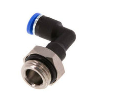 Racor de 4mm x G1/4'' 90deg con rosca macho latón/PA 66 NBR cuerpo largo giratorio [2 piezas]