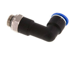Codo de 90 grados 10mm x G1/4'' con rosca macho latón/PA 66 NBR cuerpo largo giratorio [2 piezas]