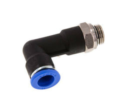 Codo de 90 grados 10mm x G1/4'' con rosca macho latón/PA 66 NBR cuerpo largo giratorio [2 piezas]