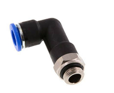 Codo de 90 grados 10mm x G1/4'' con rosca macho latón/PA 66 NBR cuerpo largo giratorio [2 piezas]