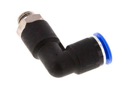 Codo de 90 grados 12mm x G1/4'' con rosca macho latón/PA 66 NBR cuerpo largo giratorio [2 piezas]