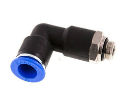 Codo de 90 grados 12mm x G1/4'' con rosca macho latón/PA 66 NBR cuerpo largo giratorio [2 piezas]