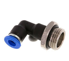 Codo de 6mm x G3/8'' 90deg con rosca macho Latón/PA 66 NBR Cuerpo Largo Giratorio [2 Piezas]