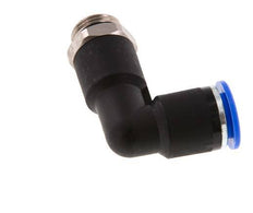 Codo de 90 grados 12mm x G3/8'' con rosca macho latón/PA 66 NBR cuerpo largo giratorio [2 piezas]