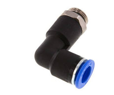 Codo de 90 grados 12mm x G3/8'' con rosca macho latón/PA 66 NBR cuerpo largo giratorio [2 piezas]