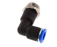 12mm x G1/2'' Codo 90deg Racor con rosca macho Latón/PA 66 NBR Cuerpo Largo Giratorio [2 Piezas]