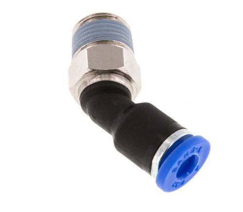Racor de 4mm x R1/8'' 45deg con rosca macho latón/PA 66 NBR [2 piezas]
