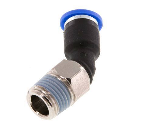 Racor de 4mm x R1/8'' 45deg con rosca macho latón/PA 66 NBR [2 piezas]
