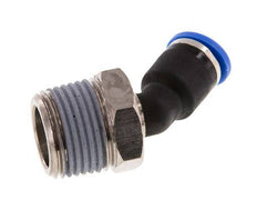 Racor de 6mm x R3/8'' 45deg con rosca macho latón/PA 66 NBR [2 piezas]