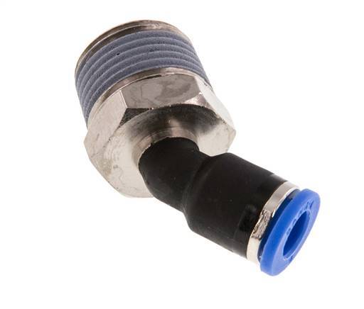 Racor de 6mm x R3/8'' 45deg con rosca macho latón/PA 66 NBR [2 piezas]