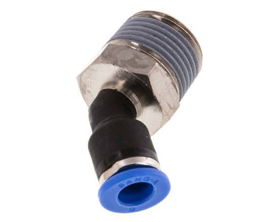 Racor de 6mm x R3/8'' 45deg con rosca macho latón/PA 66 NBR [2 piezas]