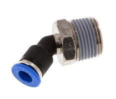 Racor de 6mm x R3/8'' 45deg con rosca macho latón/PA 66 NBR [2 piezas]