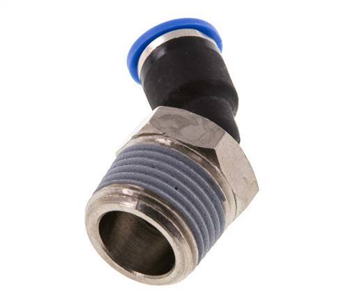 Racor de 6mm x R3/8'' 45deg con rosca macho latón/PA 66 NBR [2 piezas]