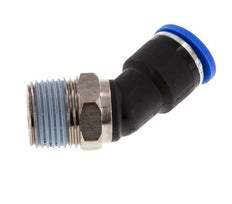 Racor de 10mm x R3/8'' 45deg con rosca macho latón/PA 66 NBR [2 piezas]