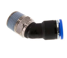 Racor de 10mm x R3/8'' 45deg con rosca macho latón/PA 66 NBR [2 piezas]