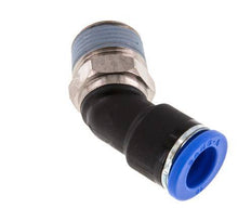 Racor de 10mm x R3/8'' 45deg con rosca macho latón/PA 66 NBR [2 piezas]
