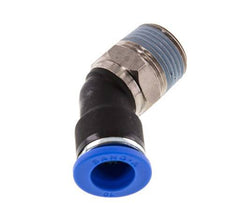 Racor de 10mm x R3/8'' 45deg con rosca macho latón/PA 66 NBR [2 piezas]
