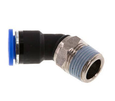 Racor de 10mm x R3/8'' 45deg con rosca macho latón/PA 66 NBR [2 piezas]