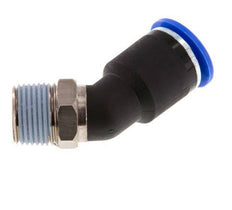 Racor de 12mm x R3/8'' 45deg con rosca macho latón/PA 66 NBR [2 piezas]