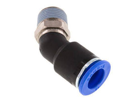 Racor de 12mm x R3/8'' 45deg con rosca macho latón/PA 66 NBR [2 piezas]