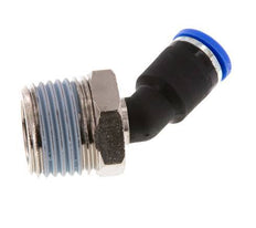Racor de 8mm x R1/2'' 45deg con rosca macho latón/PA 66 NBR [2 piezas]