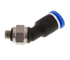 Racor de 4mm x M 5 45deg con rosca macho Latón/PA 66 NBR [2 piezas]