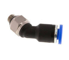 Racor de 4mm x M 5 45deg con rosca macho Latón/PA 66 NBR [2 piezas]