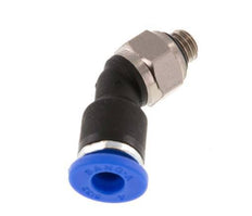 Racor de 4mm x M 5 45deg con rosca macho Latón/PA 66 NBR [2 piezas]