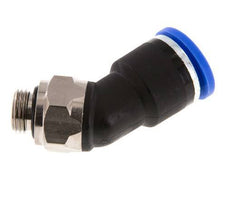 Racor de 10mm x G1/8'' 45deg con rosca macho latón/PA 66 NBR [2 piezas]