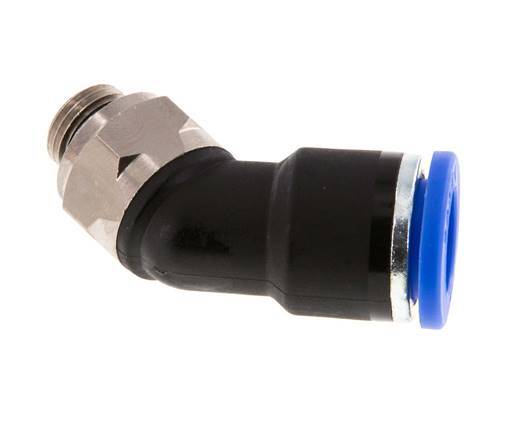 Racor de 10mm x G1/8'' 45deg con rosca macho latón/PA 66 NBR [2 piezas]