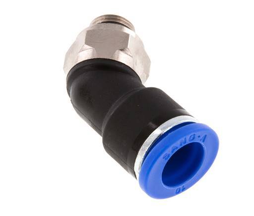 Racor de 10mm x G1/8'' 45deg con rosca macho latón/PA 66 NBR [2 piezas]