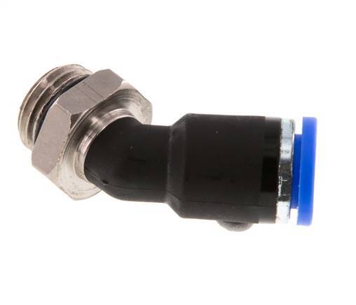 Racor de 8mm x G1/4'' 45deg con rosca macho latón/PA 66 NBR [2 piezas]