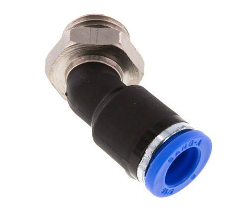 Racor de 8mm x G1/4'' 45deg con rosca macho latón/PA 66 NBR [2 piezas]