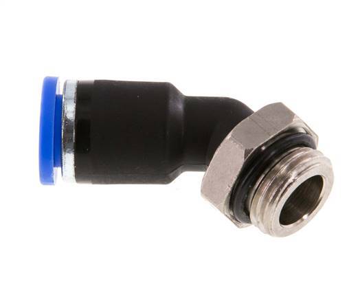 Racor de 8mm x G1/4'' 45deg con rosca macho latón/PA 66 NBR [2 piezas]