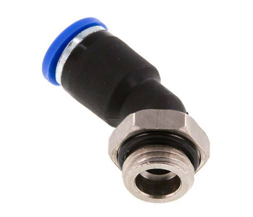 Racor de 8mm x G1/4'' 45deg con rosca macho latón/PA 66 NBR [2 piezas]