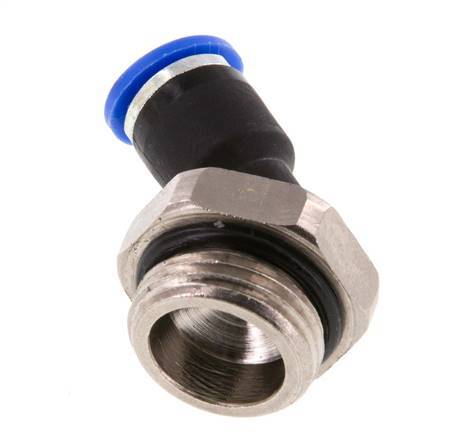 Codo de 6mm x G3/8'' 45deg con rosca macho Latón/PA 66 NBR [2 piezas]