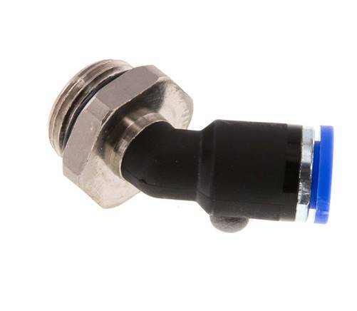 Racor de 8mm x G3/8'' 45deg con rosca macho latón/PA 66 NBR [2 piezas]