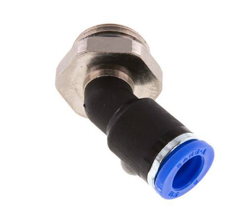 Racor de 8mm x G3/8'' 45deg con rosca macho latón/PA 66 NBR [2 piezas]