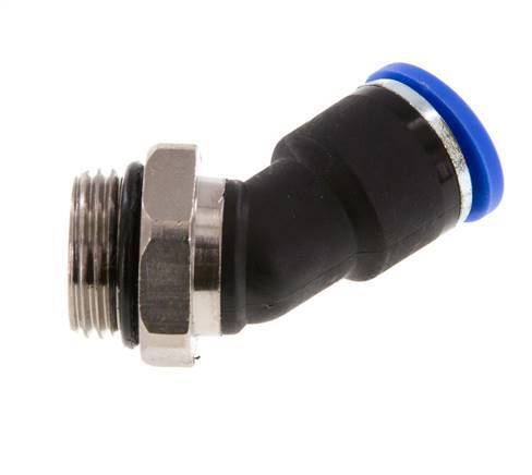Racor de 10mm x G3/8'' 45deg con rosca macho latón/PA 66 NBR [2 piezas]