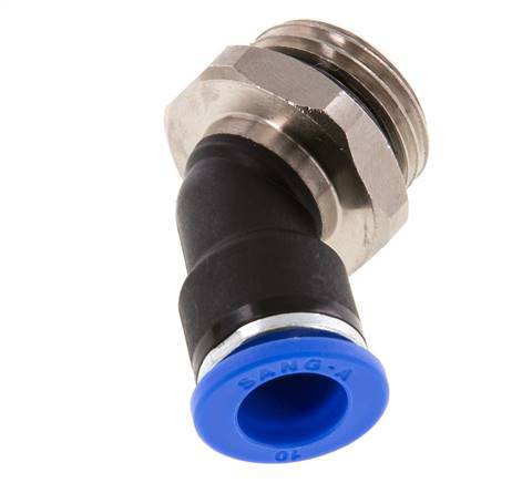Racor de 10mm x G1/2'' 45deg con rosca macho latón/PA 66 NBR [2 piezas]