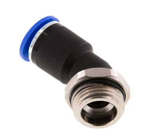 Racor de 12mm x G1/2'' 45deg con rosca macho Latón/PA 66 NBR