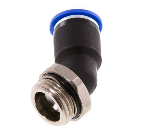 Racor de 12mm x G1/2'' 45deg con rosca macho Latón/PA 66 NBR