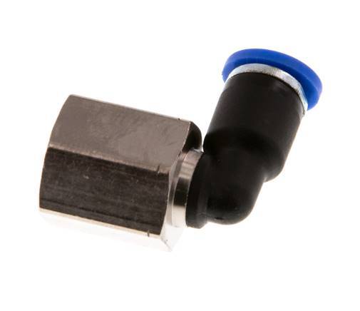 Racor rápido de 4mm x G1/8'' con rosca hembra latón/PA 66 NBR [2 piezas]