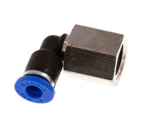 Racor rápido de 4mm x G1/8'' con rosca hembra latón/PA 66 NBR [2 piezas]