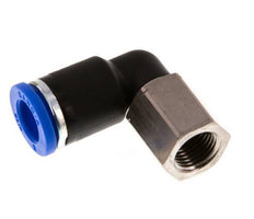 Codo de 90 grados 8mm x G1/8'' con rosca hembra latón/PA 66 NBR giratorio [2 piezas]