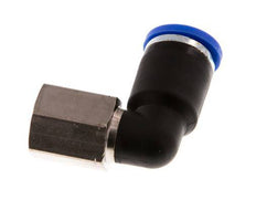 Codo de 90 grados 8mm x G1/8'' con rosca hembra latón/PA 66 NBR giratorio [2 piezas]