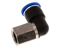 Codo de 90 grados 10mm x G1/4'' con rosca hembra latón/PA 66 NBR giratorio [2 piezas]