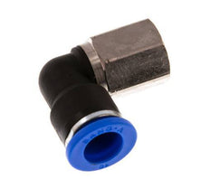 Codo de 90 grados 10mm x G1/4'' con rosca hembra latón/PA 66 NBR giratorio [2 piezas]